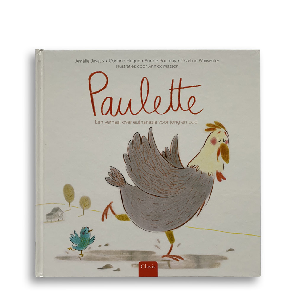 Cover kinderboek Paulette. Een verhaal over euthanasie voor jong en oud. Emotieboeken